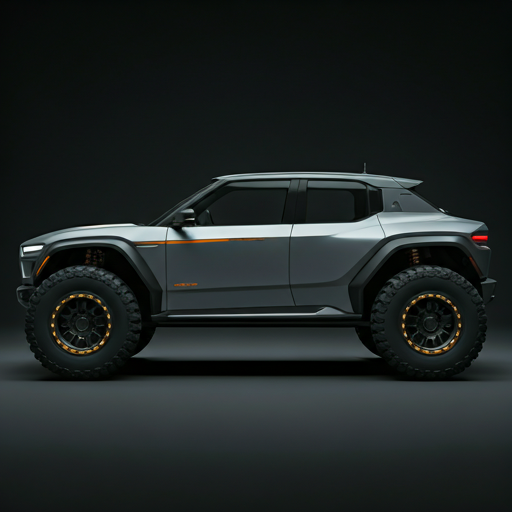 Цахилгаан бартаат замын автомашины хажуу профиль